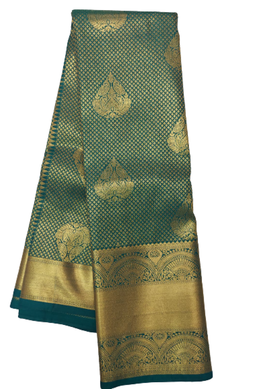 Art Silk Saree with Unstitched blouse - Ananda Blue