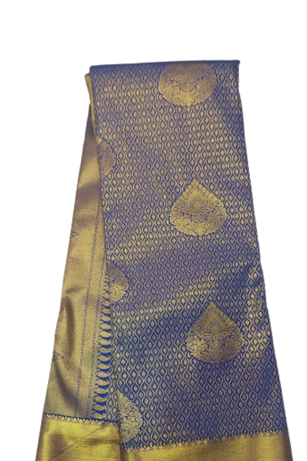 Art Silk Saree with Unstitched blouse - Blue