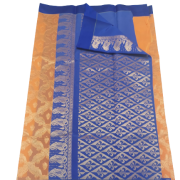 Silk Cotton - Korvai - AllSelf - Orange