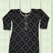 Kurti - Rayon Amazing Bobby Design - Dark Green