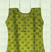 Cotton Kurti - Elegant Design - Parrot Green