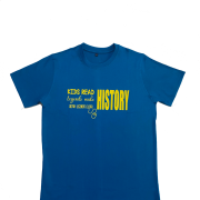 Trending Kids read history TShirt - Petrol Blue