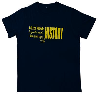 Trending Kids read history TShirt, Twenty 20 - Dark Blue